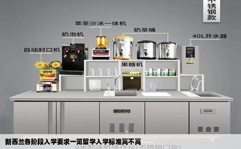 新西兰各阶段入学要求一览留学入学标准高不高