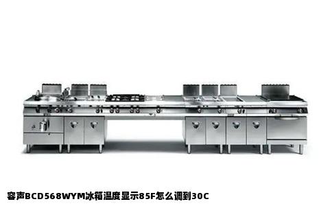 容声BCD568WYM冰箱温度显示85F怎么调到30C