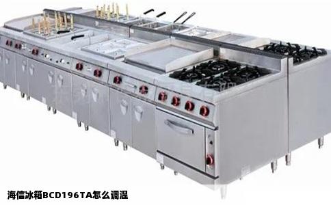 海信冰箱BCD196TA怎么调温