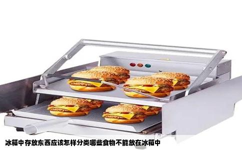 冰箱中存放东西应该怎样分类哪些食物不能放在冰箱中