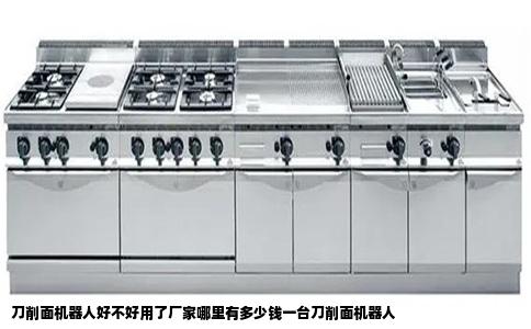 刀削面机器人好不好用了厂家哪里有多少钱一台刀削面机器人