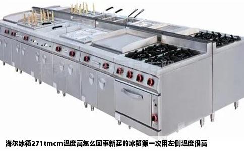 海尔冰箱271tmcm温度高怎么回事新买的冰箱第一次用左侧温度很高