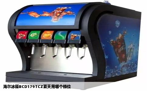 海尔冰箱BCD179TCZ夏天用哪个档位