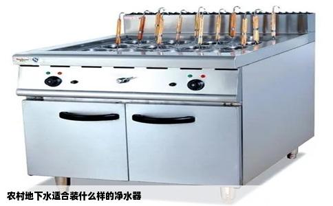 农村地下水适合装什么样的净水器