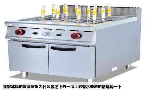 我家冰箱的冷藏室里为什么最底下的一层上老有水知道的请解释一下