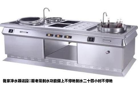 我家净水器这段吋期老是制水功能健上不停地制水二十四小时不停地