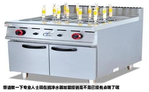 想请教一下专业人士现在搞净水器加盟经销是不是已经有点晚了呢