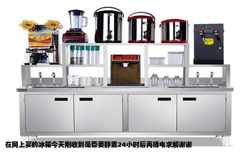 在网上买的冰箱今天刚收到是否要静置24小时后再插电求解谢谢