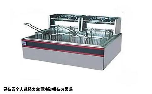 只有两个人选择大容量洗碗机有必要吗